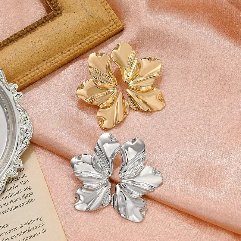 boucles d'oreilles fleur 